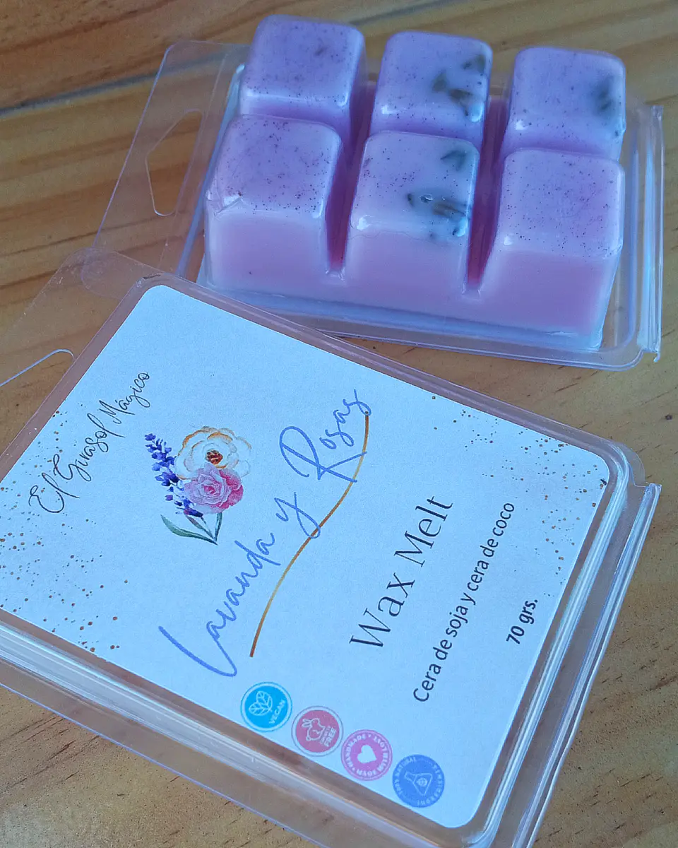 Lavanda y Rosas Wax Melt 1
