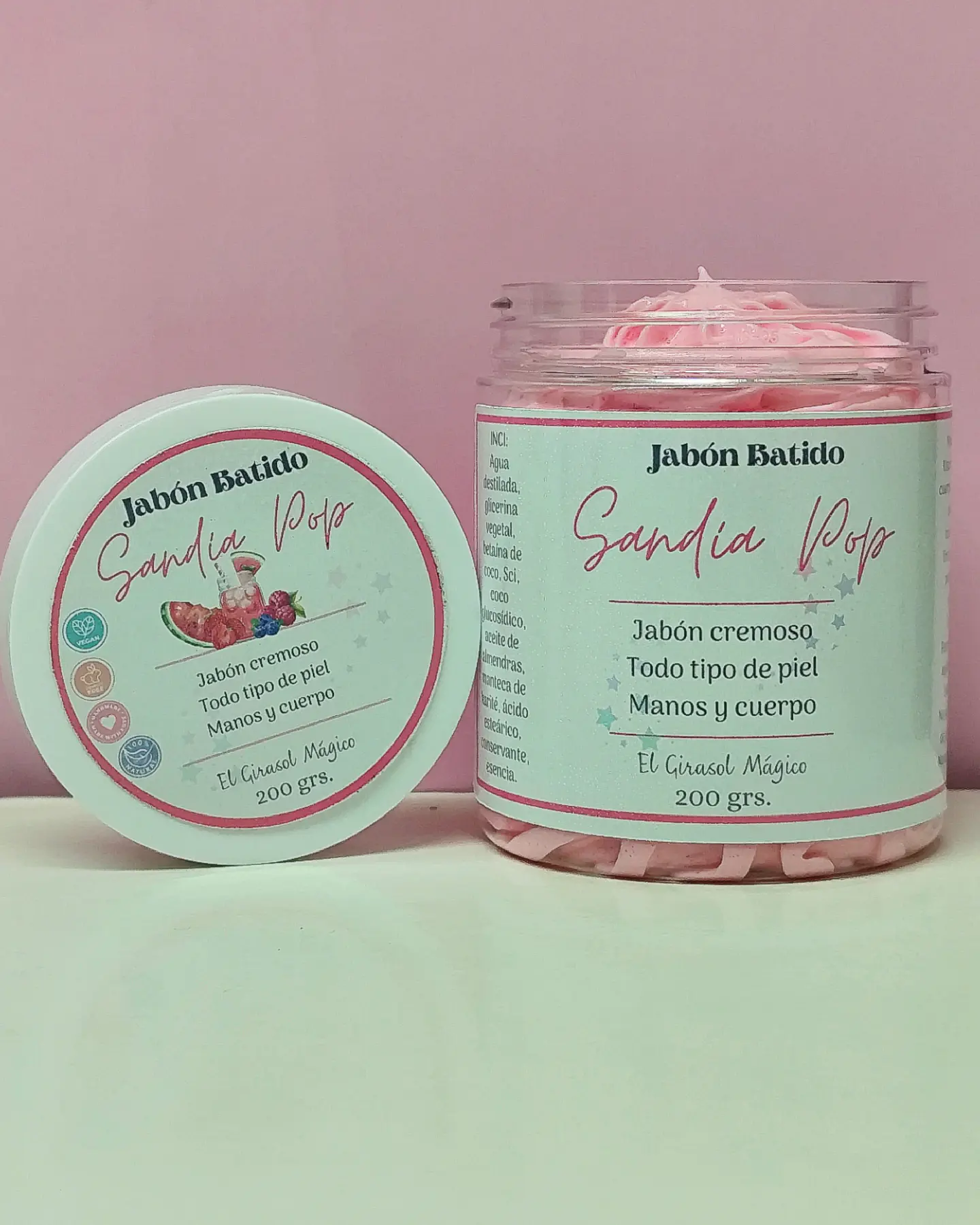 Jabón Batido Sandía Pop🍉 1