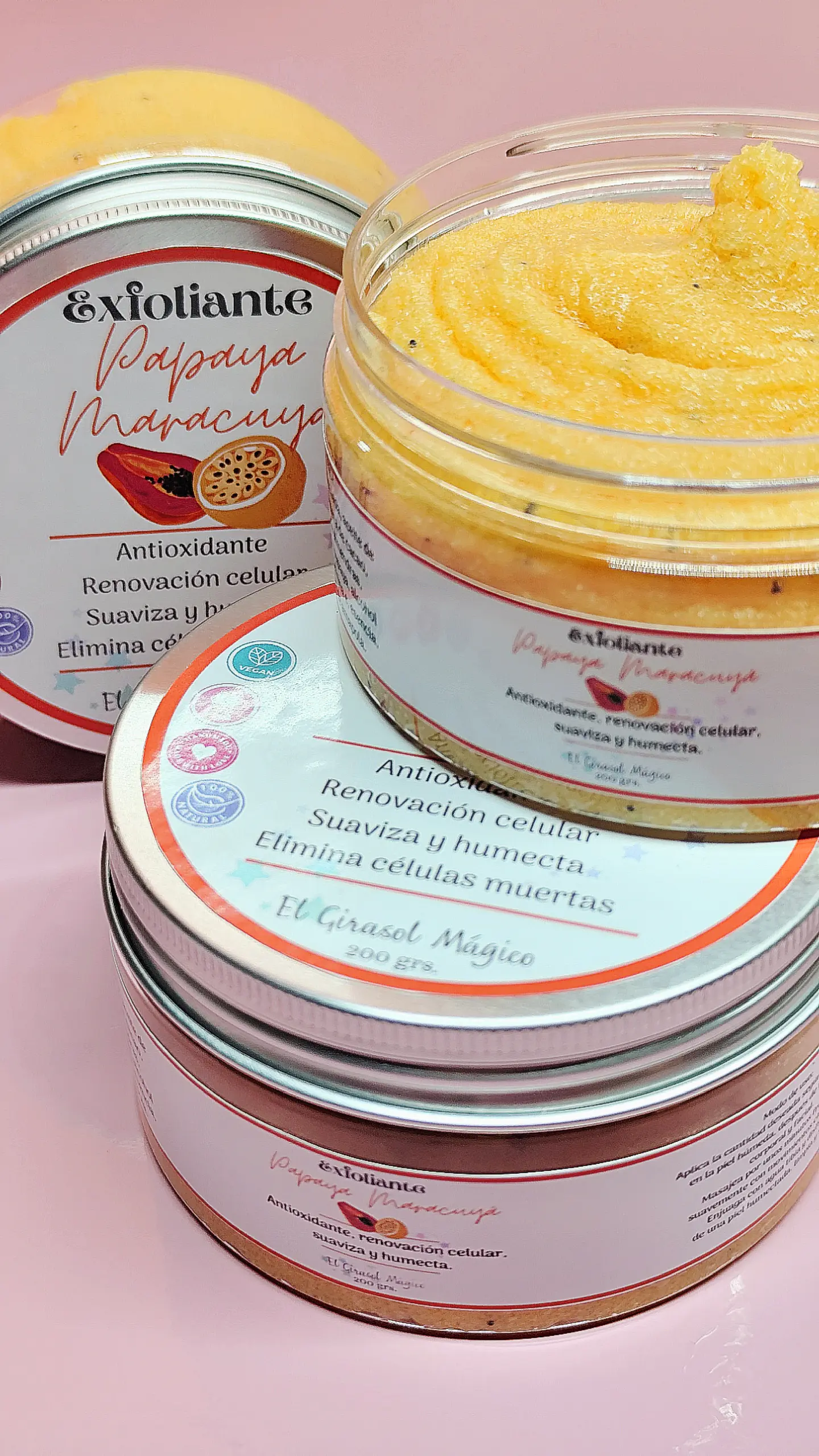 Exfoliante Papaya Maracuyá🥭 1