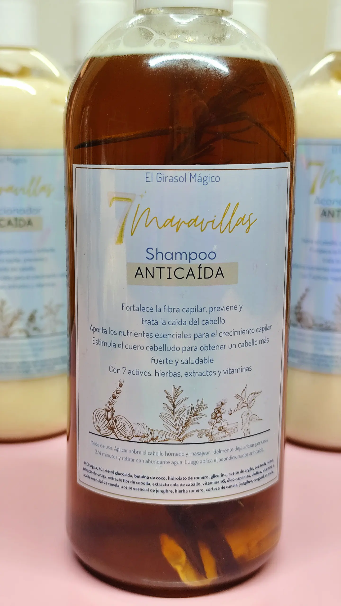 Shampoo 7 maravillas Anticaída  3