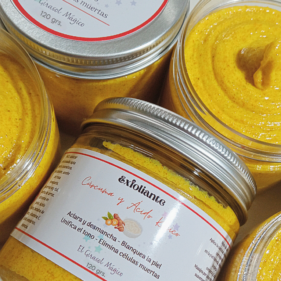 Exfoliante Aclarante Cúrcuma y ácido kójico  1