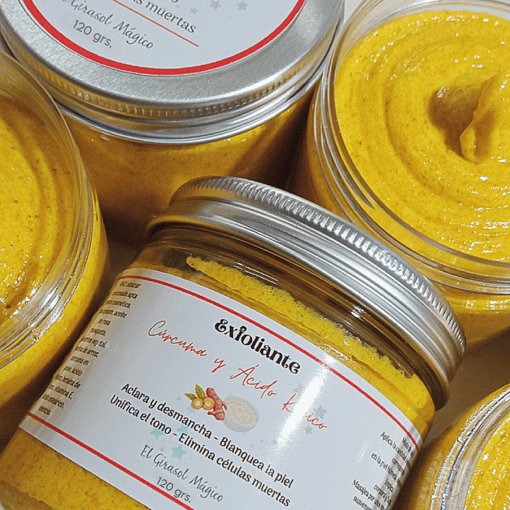 Exfoliante Aclarante Cúrcuma y ácido kójico  1