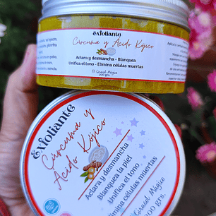 Exfoliante Aclarante Cúrcuma y ácido kójico 