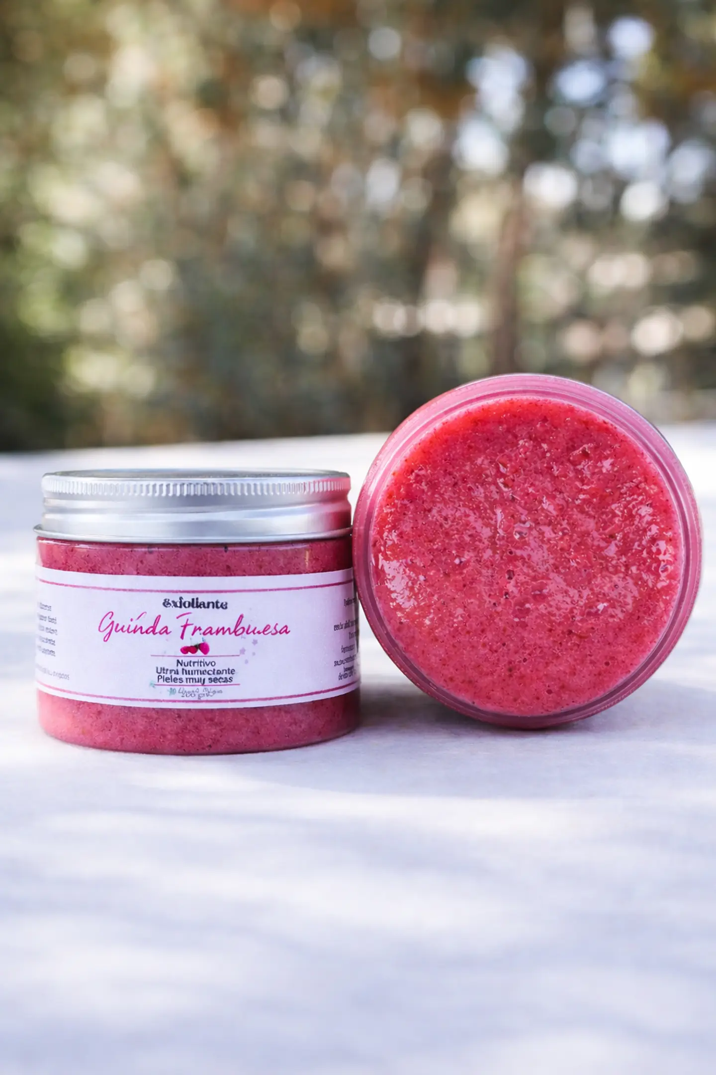 Exfoliante Guinda-Frambuesa 1