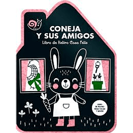 Conejo Y Sus Amigos Libro Fieltro Casa Feliz