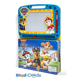 Paw Patrol. Pizarrón Magnético Azul
