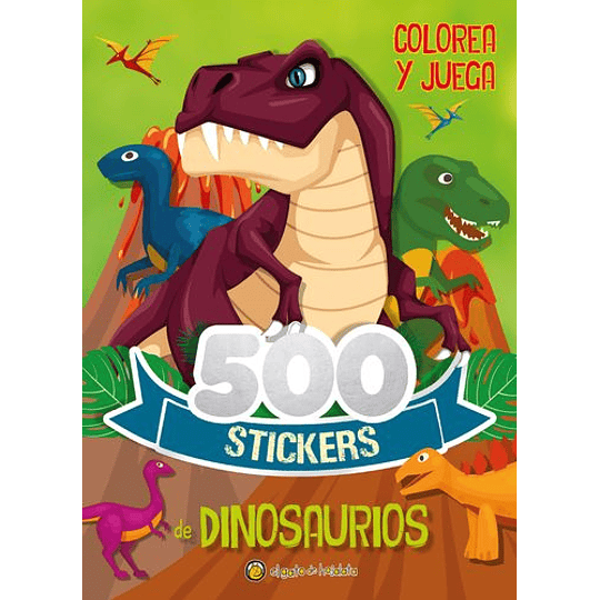 500 Stickers De Dinoaurios  