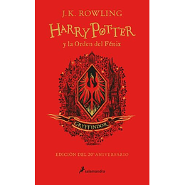 Harry Potter Y La Orden Del Fenix Edicion Gryffindor 20° Aniversario