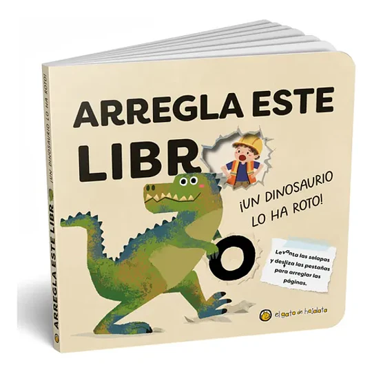 Arregla Este Libro Un Dinosaurio Lo Ha Roto