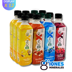 Bebida Isotónica Bionx8 Drink sabor mix 12 x 600 ml