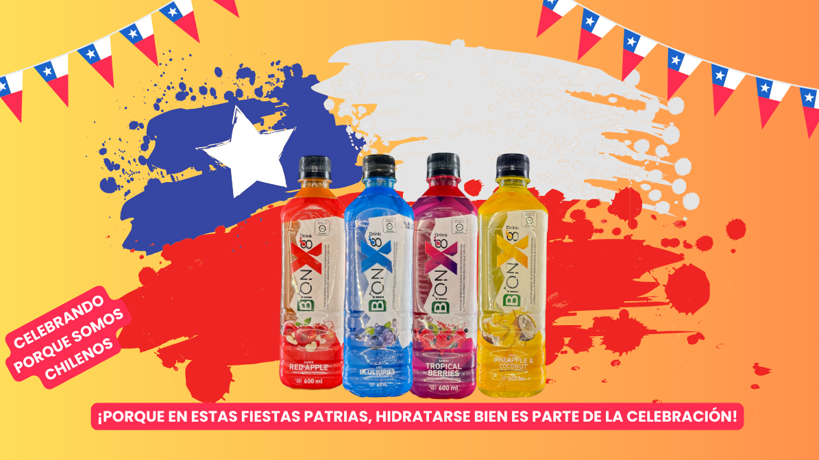 ¡Porque en estas Fiestas Patrias, hidratarse bien es parte de la celebración!