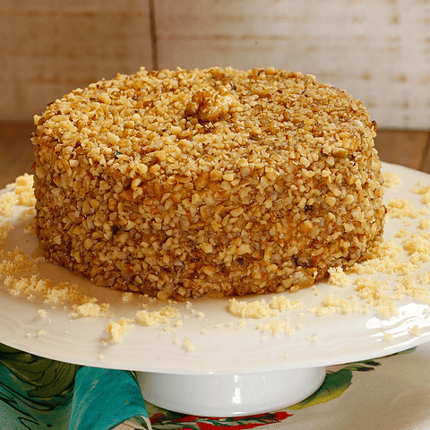 Torta Bizcocho Manjar Nuez