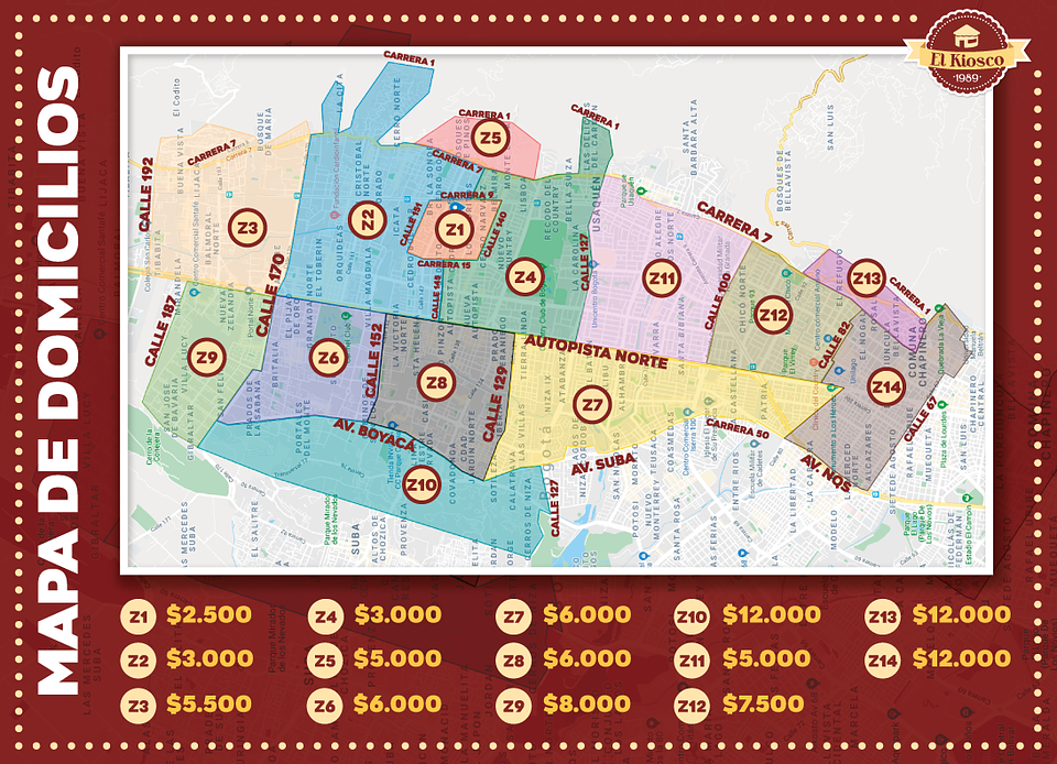 Tarifas de Domicilios 1