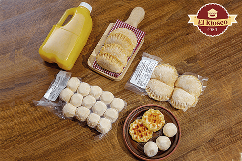 Waffles de pandebono