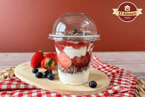 Parfait de fresas