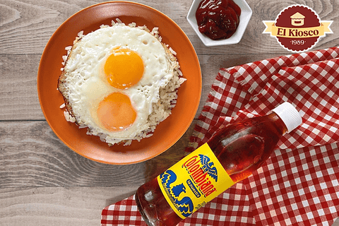 Combo desvare - arroz con huevo frito