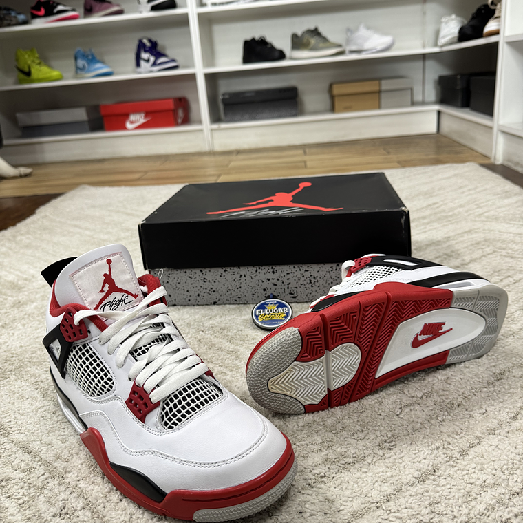 Air Jordan Retro 4 Fire Red  5