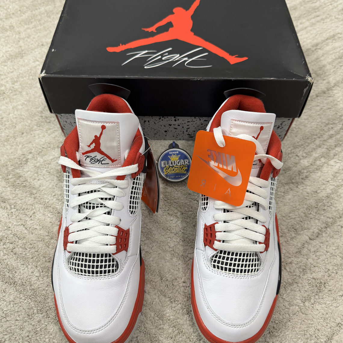 Air Jordan Retro 4 Fire Red  7