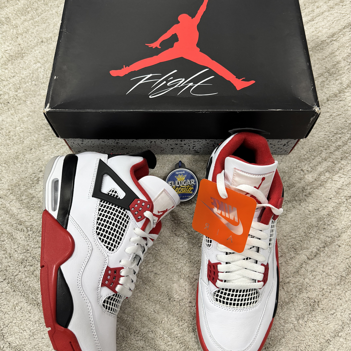 Air Jordan Retro 4 Fire Red  4