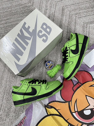 Nike SB Dunk Low Powerpuff Girls Buttercup 