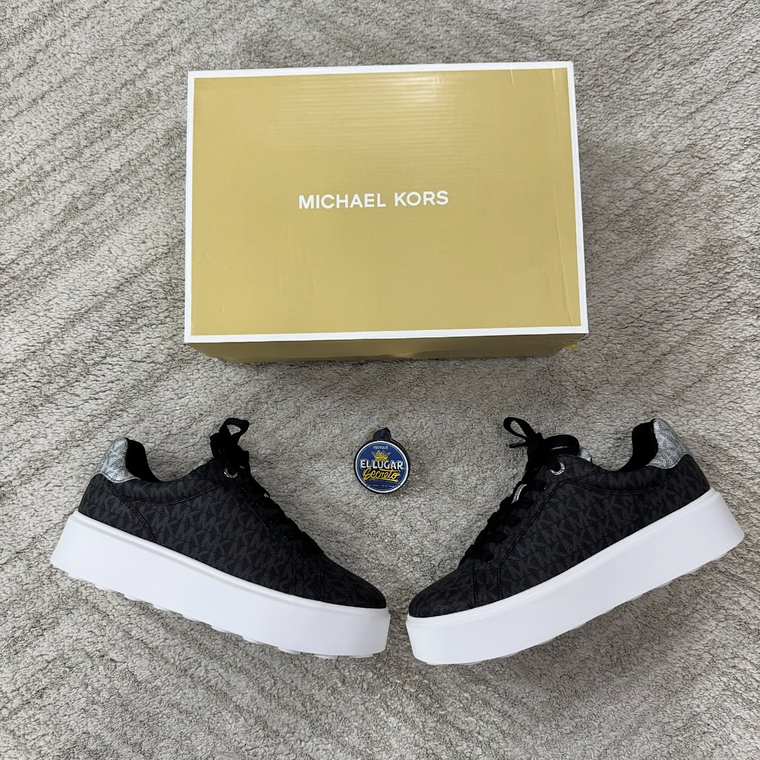 MK Romey Lace Up Monogram  1