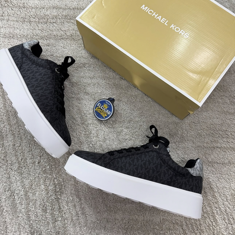 MK Romey Lace Up Monogram  3