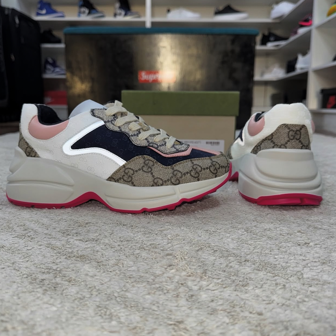 Gucci Rhyton Beige Ebony Womens 5