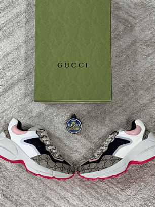 Gucci Rhyton Beige Ebony Womens