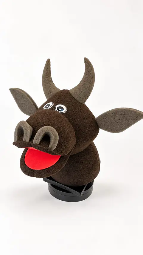 Títere de gomaespuma Toro