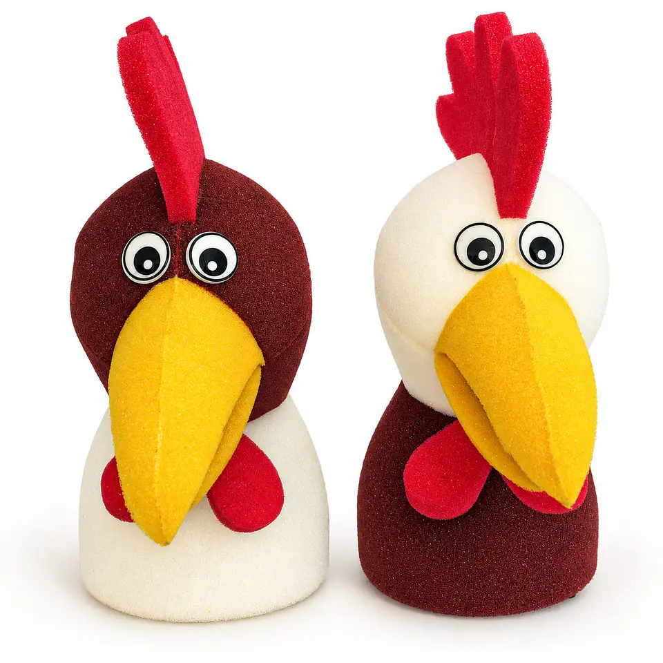 Títere de gomaespuma Gallo 3