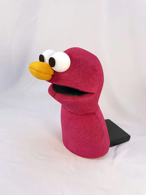 Títere de gomaespuma Elmo