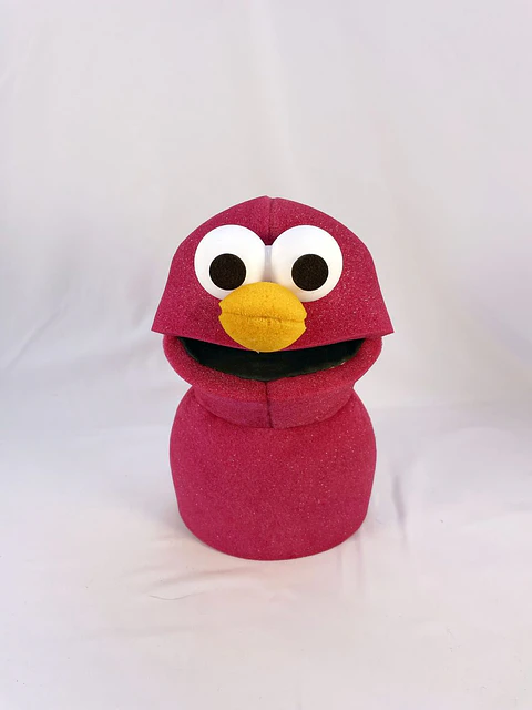 Títere de gomaespuma Elmo