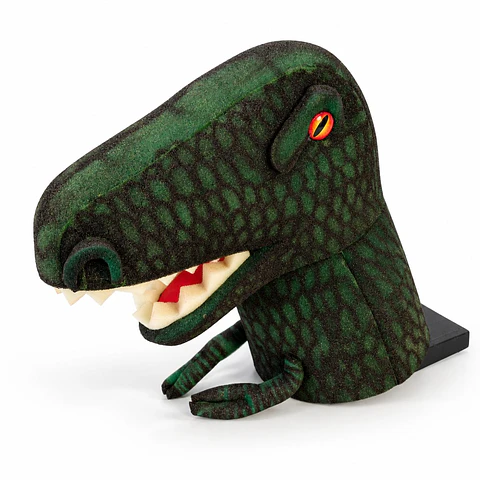 Títere de gomaespuma Dinosaurio Rex Verde