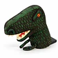 Títere de gomaespuma Dinosaurio Rex Verde - Miniatura 1