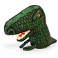 Títere de gomaespuma Dinosaurio Rex Verde - Miniatura 2