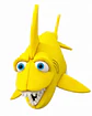 Títere de gomaespuma Tiburón Amarillo - Miniatura 2