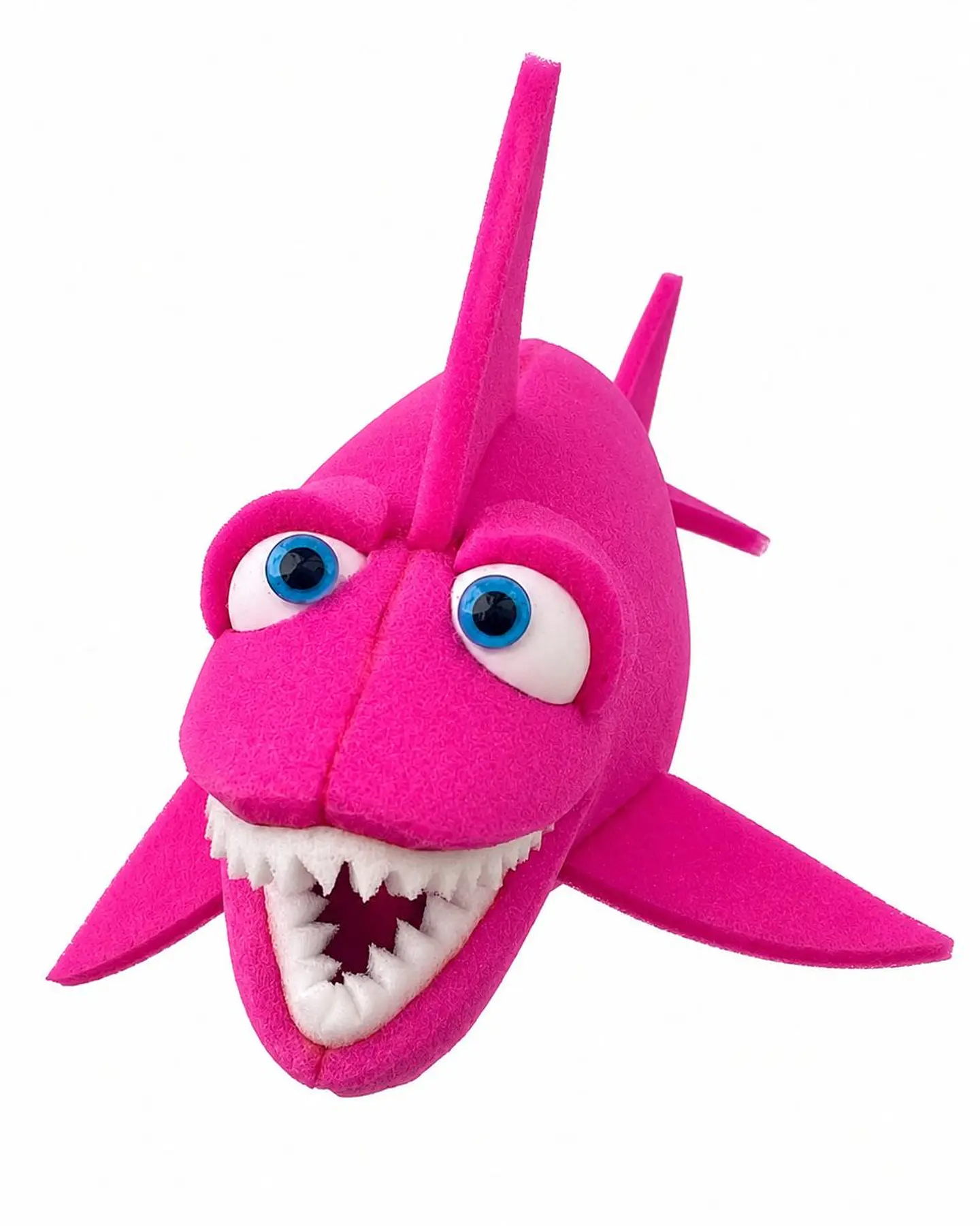 Títere de gomaespuma Tiburón Rosado 1