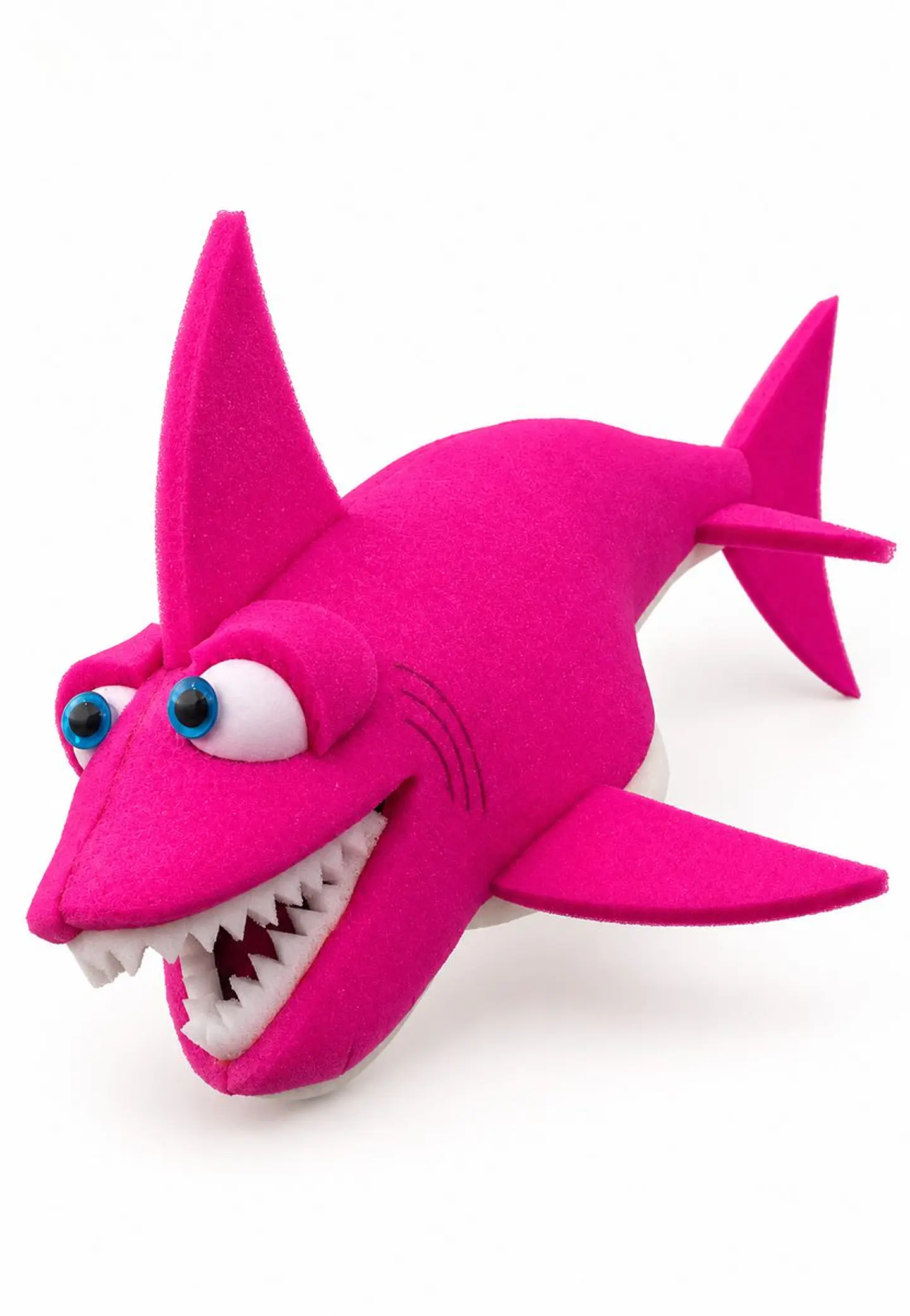 Títere de gomaespuma Tiburón Rosado 2