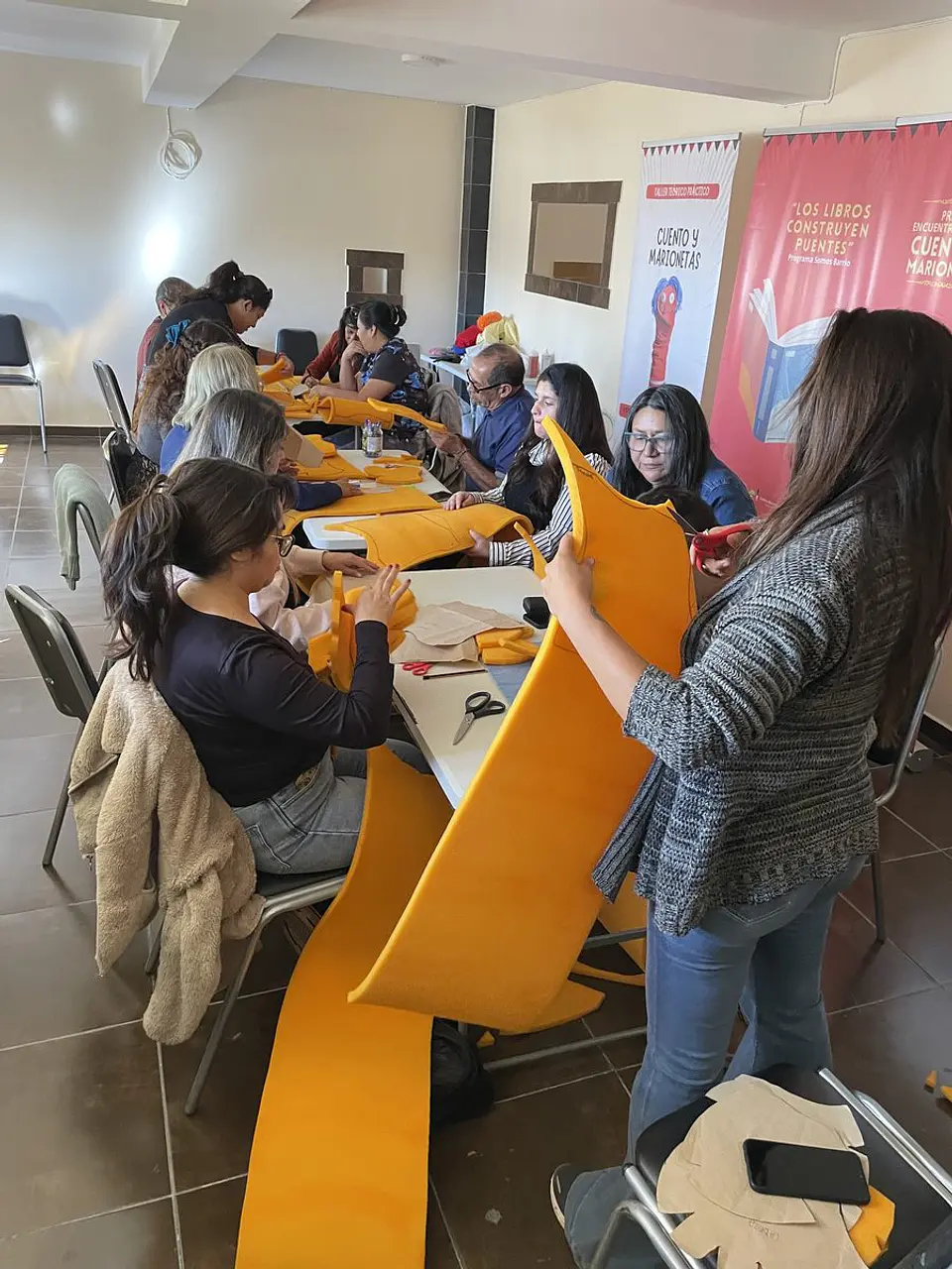 Taller de construcción y manipulación de títeres profesionales 2