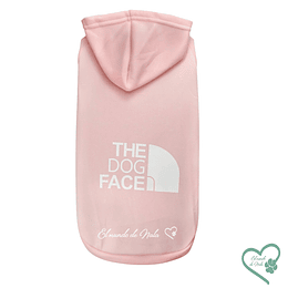 Polerón Dog Face Rosa L