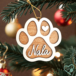 Adorno Navidad Patita Madera