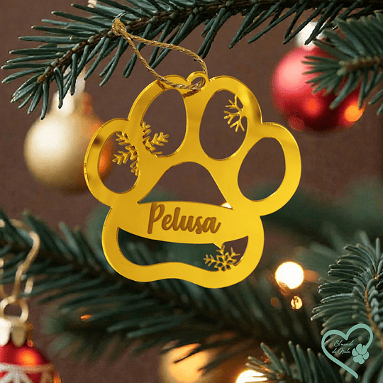 Adorno Navidad Patita Dorada