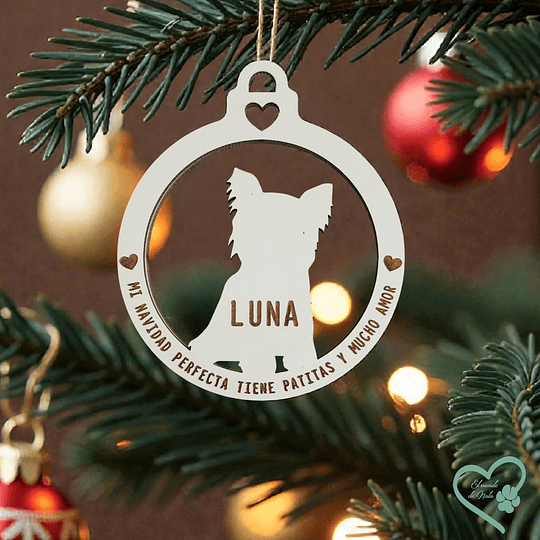 Adorno Navidad Blanco Yorkshire