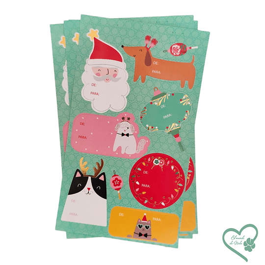 Etiquetas Regalos Navidad 