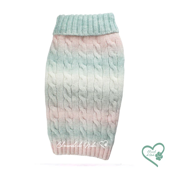 Sweater Arcoiris Rosado