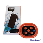 Parlante Bluetooth recargable con 1200 mA con capacidad de tres horas de reproducción además cuenta con conexión USB micro SD y resistente salpicaduras 1