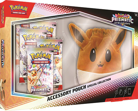 Pokémon TCG Scarlet & Violet Prismatic Evolutions - Accessory Pouch Español