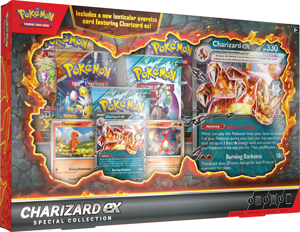 Pokemon TCG Charizard ex Special Collection Español 1