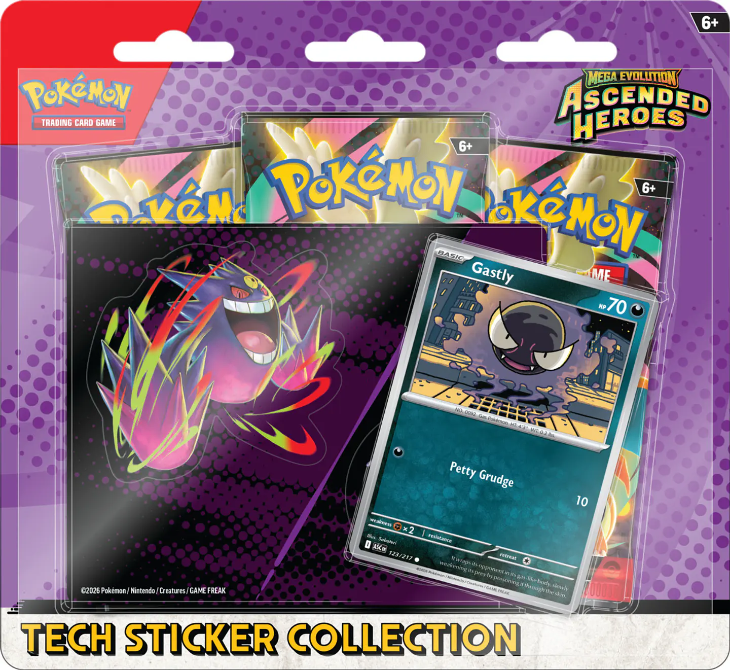 Pokemon TCG Mega Evolution - Ascended Heroes Tech Sticker Collection Español 1