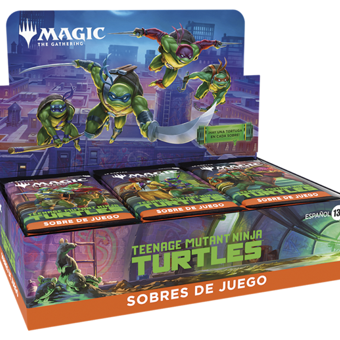Display Box Teenage Mutant Ninja Turtles - Español (30 sobres) 1
